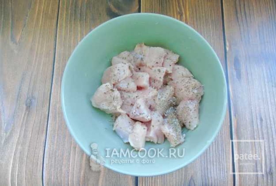Шашлык из индейки на сковороде 🍗 - Шаг 2