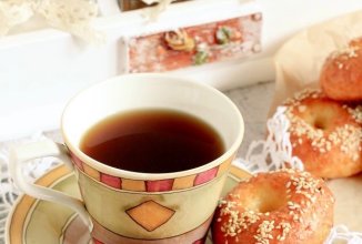 Творожно-сырные бублики с кунжутом 🍩