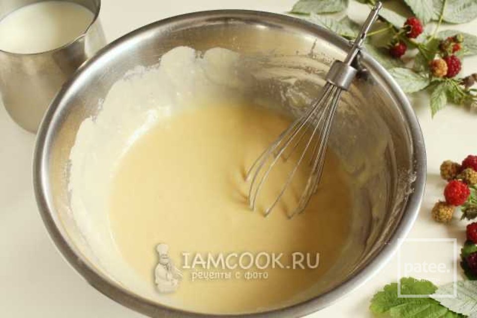 Блинный торт с малиной 🍰 - Шаг 7