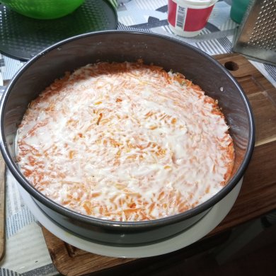 Салат Мимоза с куриный копчёной грудки - Шаг 12