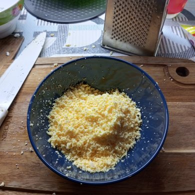 Салат Мимоза с куриный копчёной грудки - Шаг 16