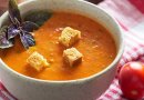 Томатной суп-пюре с базиликом 🍲