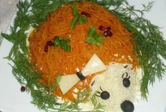 Салат "Ёжик"