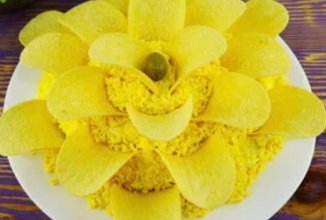 Салат "Хризантема"