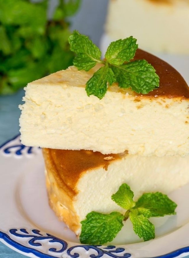 Сливочная запеканка с творогом 🍮