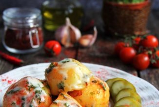 Вареная картошка, обжаренная на сковороде с сыром 🥔