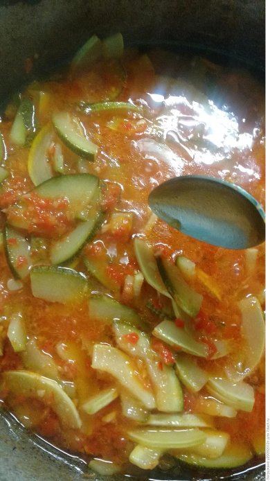 Закуска из кабачков в томатной заливке 🫙 - Шаг 5