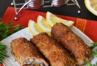 Мясные пальчики из свинины с сыром 👍🏼