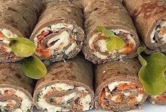 Печеночные рулетики