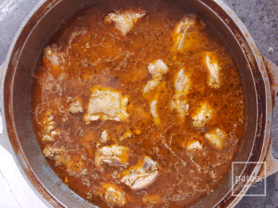Харчо с курицей. - Шаг 7