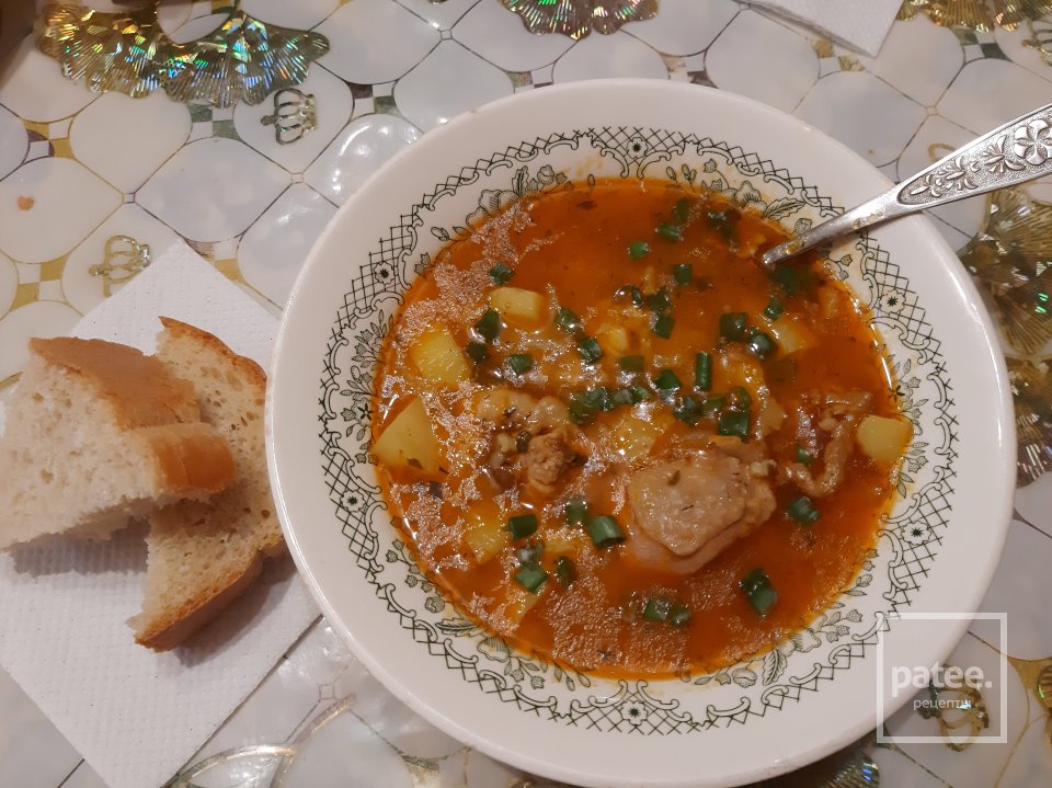 Харчо с курицей. - Шаг 8