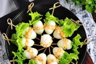 Фаршированные перепелиные яйца 🥚