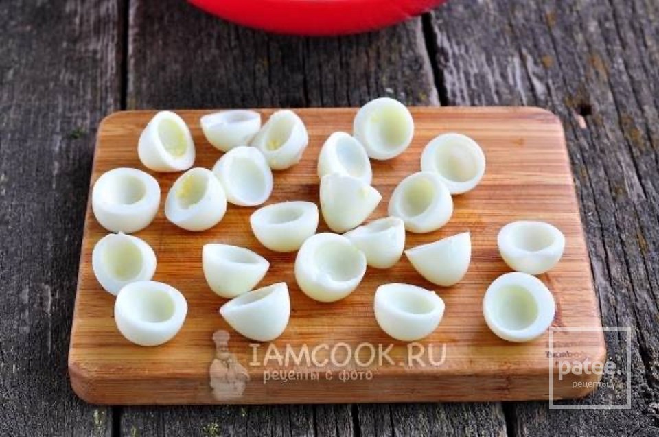 Фаршированные перепелиные яйца 🥚 - Шаг 5