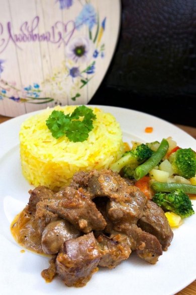 Сочная говяжья печень в мультиварке 🥩 - Шаг 1