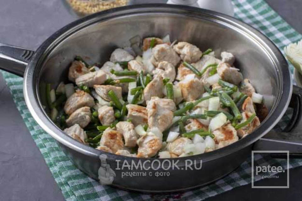 Булгур с индейкой и овощами (на сковороде) 👍🏼 - Шаг 5