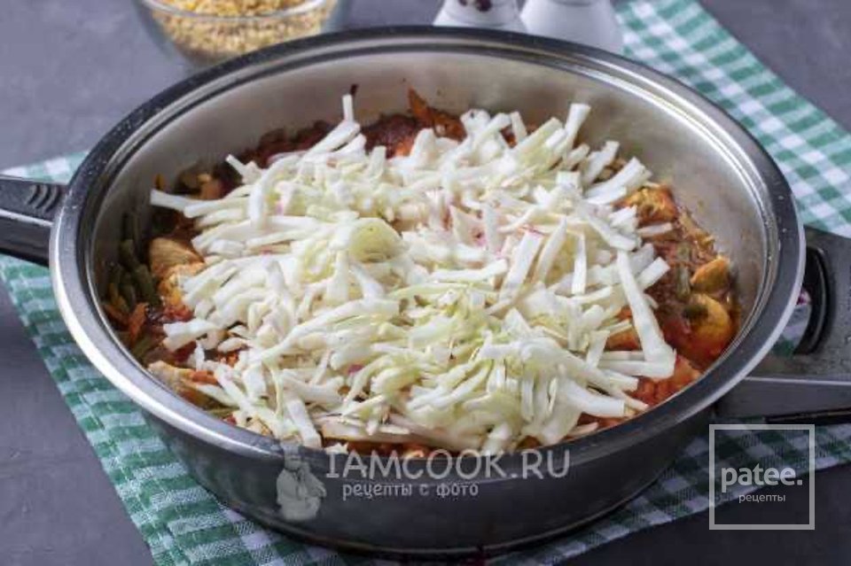 Булгур с индейкой и овощами (на сковороде) 👍🏼 - Шаг 7