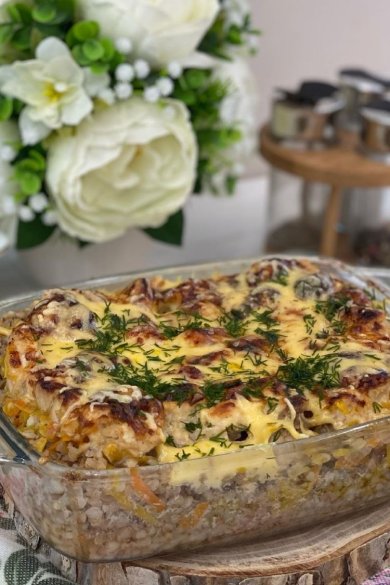 Курица с гречкой в духовке 🍗 - Шаг 1