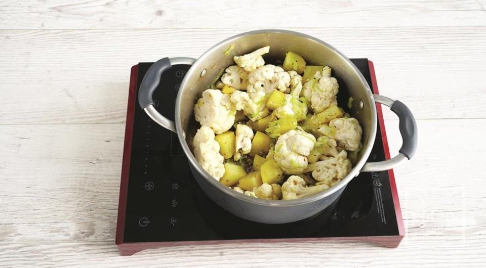 Суп из цветной капусты с яйцом-пашот 🍲 - Шаг 3