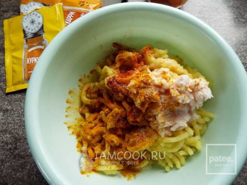 Люля-кебаб из картофеля на мангале 🥔 - Шаг 4