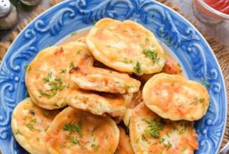 Оладьи с помидорами и сыром 👍🏼