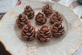 Пироженое "новогодние шишки"