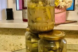 Огурцы в горчице