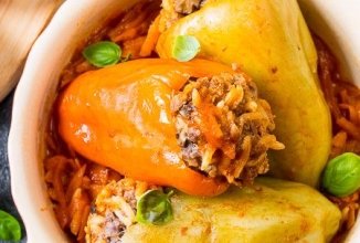 Фаршированный перец с грибами 🫑