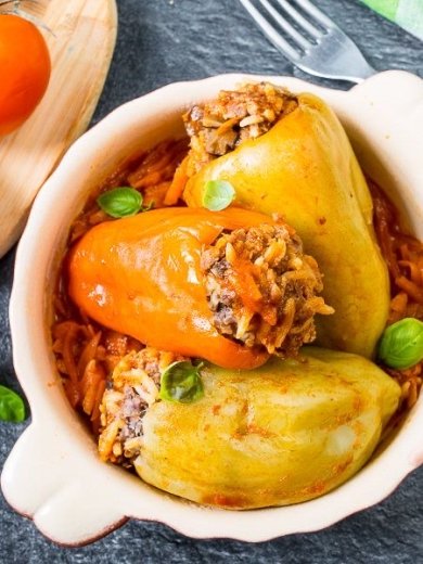 Фаршированный перец с грибами 🫑