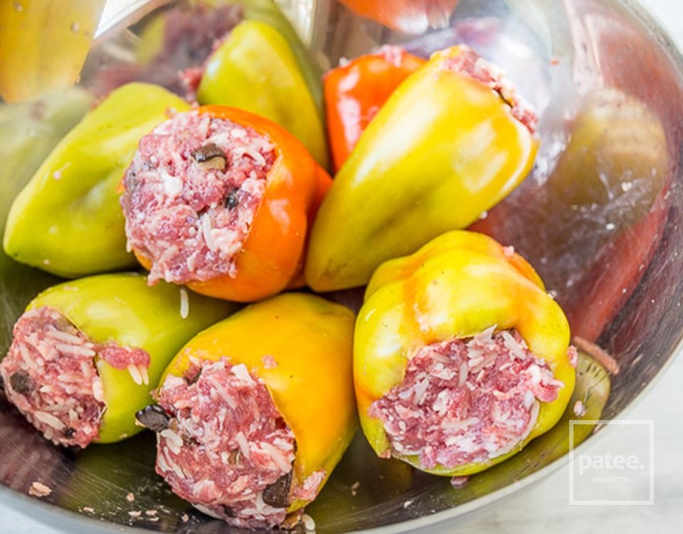 Фаршированный перец с грибами 🫑 - Шаг 5