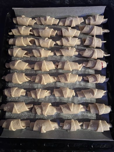 Рогалики с яблочным повидлом - Шаг 10