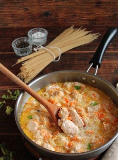 Подлива из курицы со сметаной 🍗 - Шаг 7