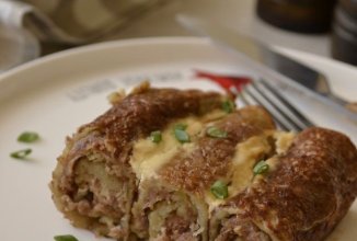 Картофельные блины с фаршем 👍🏼