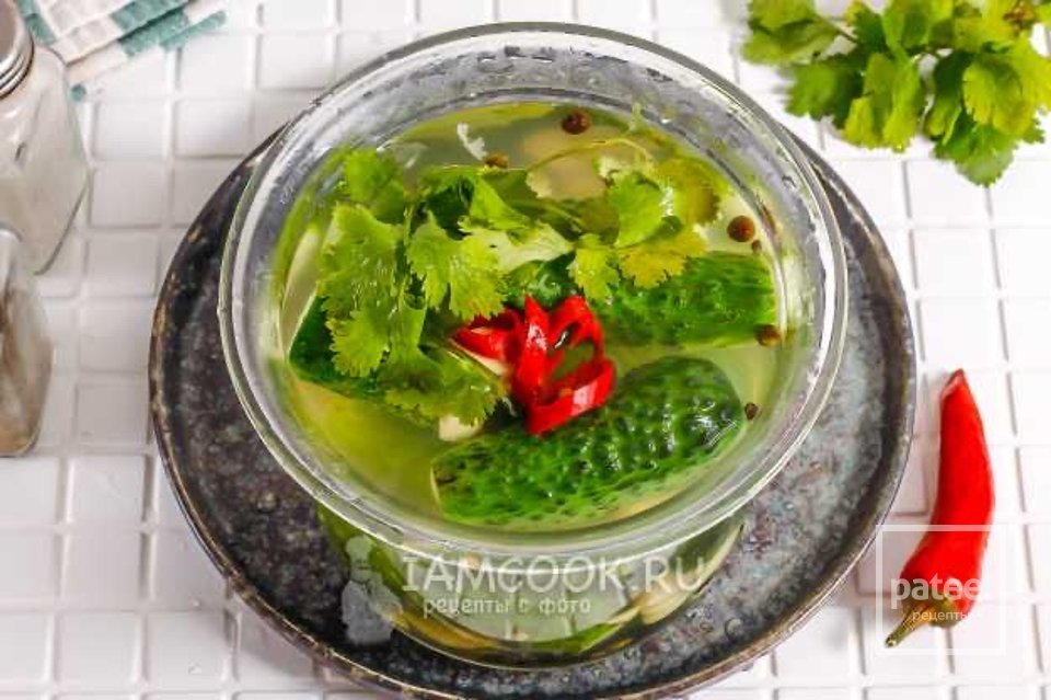 Быстрые маринованные огурцы по-армянски 🥒 - Шаг 6
