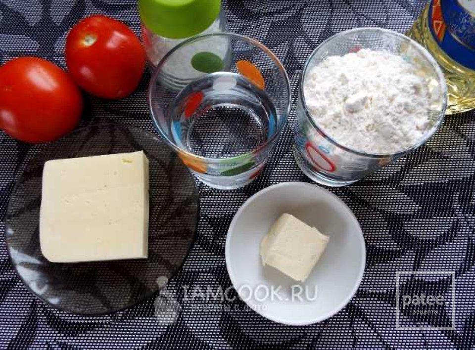 Кутабы с сыром и помидорами 🫓 - Шаг 2