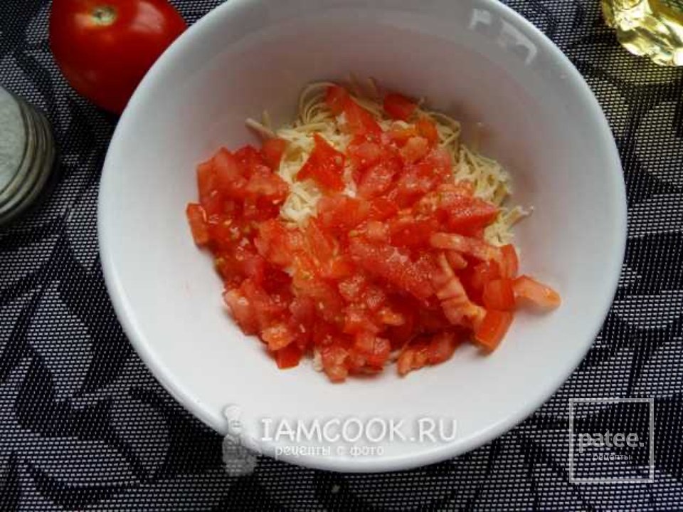 Кутабы с сыром и помидорами 🫓 - Шаг 5