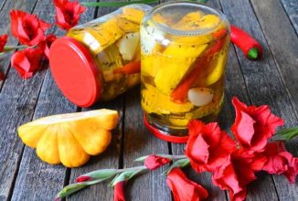 Маринованные патиссоны без стерилизации 🫙