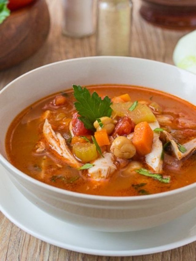 Суп из курицы в марокканском стиле 🍲