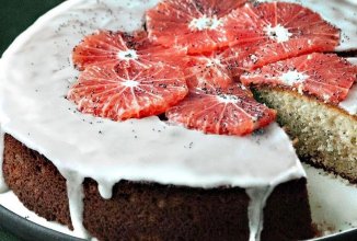 Грейпфрутово-йогуртовый пирог