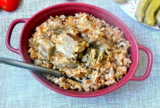 Полба с мясом