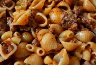 Макароны с фаршем на сковороде 👍🏼