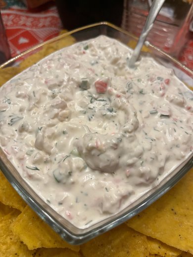 Кремовый дип из крабового мяса с лимонной цедрой - Шаг 1