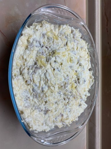 Гратен из цветной капусты с беконом - Шаг 4