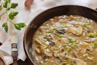 Шотландский грибной суп с овсяными хлопьями 🍲