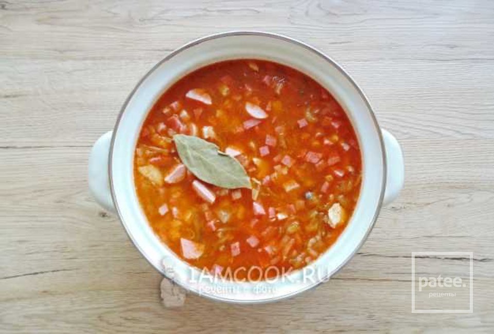 Солянка сборная мясная с капустой и картошкой 🍲 - Шаг 11