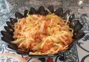 Салат из капусты и моркови с уксусом как в столовой