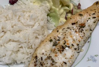 Треска на овощной подушке