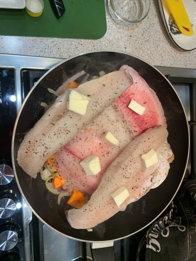 Треска на овощной подушке - Шаг 2