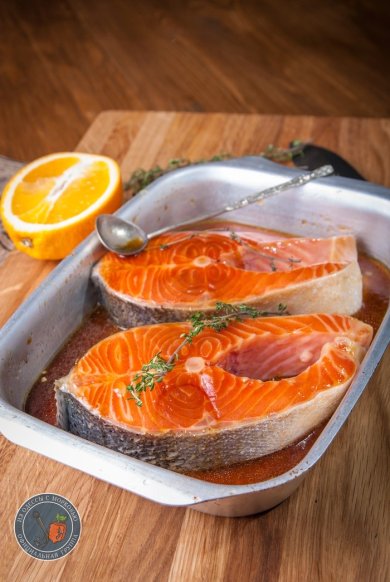 Форель, запеченная в апельсиновом маринаде 🐟 - Шаг 3