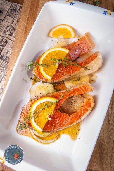 Форель, запеченная в апельсиновом маринаде 🐟 - Шаг 5