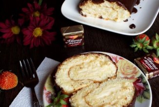 Бисквитный рулет «Птичье молоко» 👍🏼